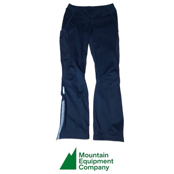 MEC Black Athletic Outdoors Leggings - Picture 1 of 11